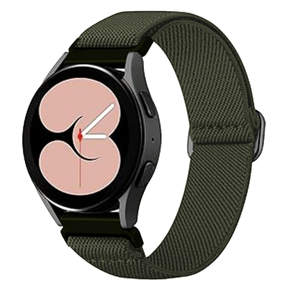 Curea Braided Classic - Samsung Galaxy Watch S3 Frontier/S3 Classic/3 45mm/46mm/Gear S3 - 22mm - Verde