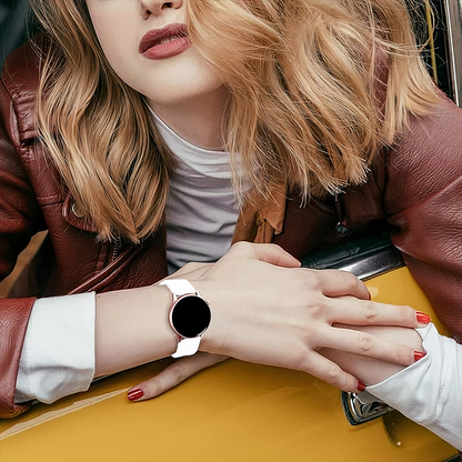 Curea Silicone Classic - Samsung Galaxy Watch S3 Frontier/S3 Classic/3 45mm/46mm/Gear S3 - 22mm - Alb