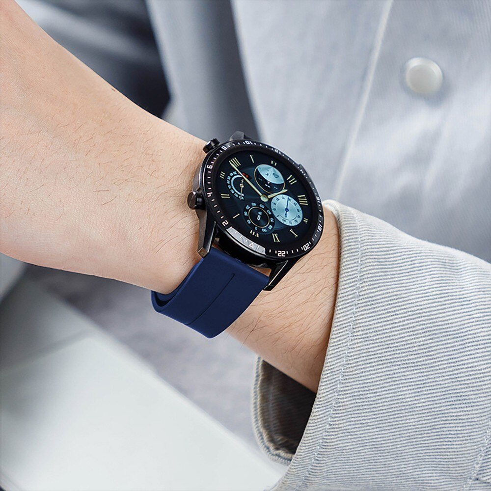 Curea Silicone Metallic Link - Samsung Galaxy Watch Ultra - Albastru