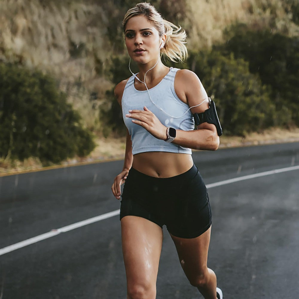 Curea Trail Scout - Apple Watch 1/2/3/4/5/6/7/8/9/10/11/SE/SE2/SE3 - 38/40/41/42 MM - Gri Inchis