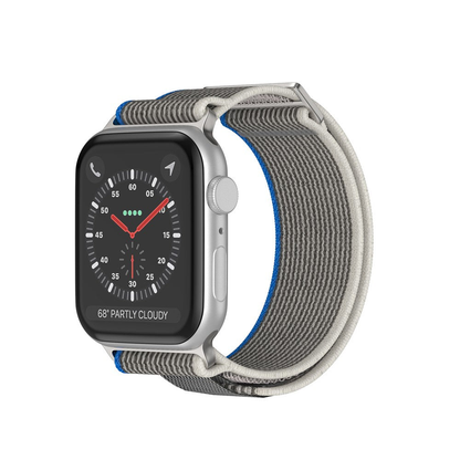 Curea Trail Scout - Apple Watch 1/2/3/4/5/6/7/8/9/10/11/SE/SE2/SE3/Ultra 1/Ultra 2/Ultra 3 - 42/44/45/46/49 MM - Gri Deschis