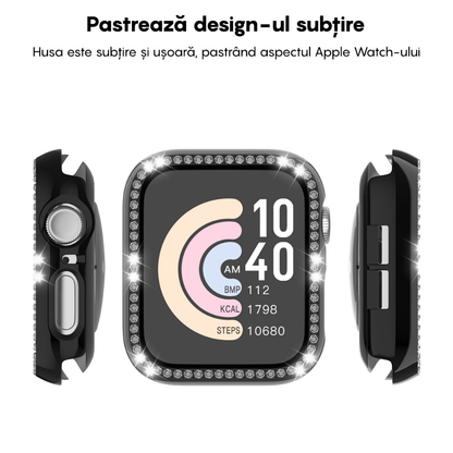 Carcasa Diamond - Apple Watch 1/2/3 - 38MM - Negru