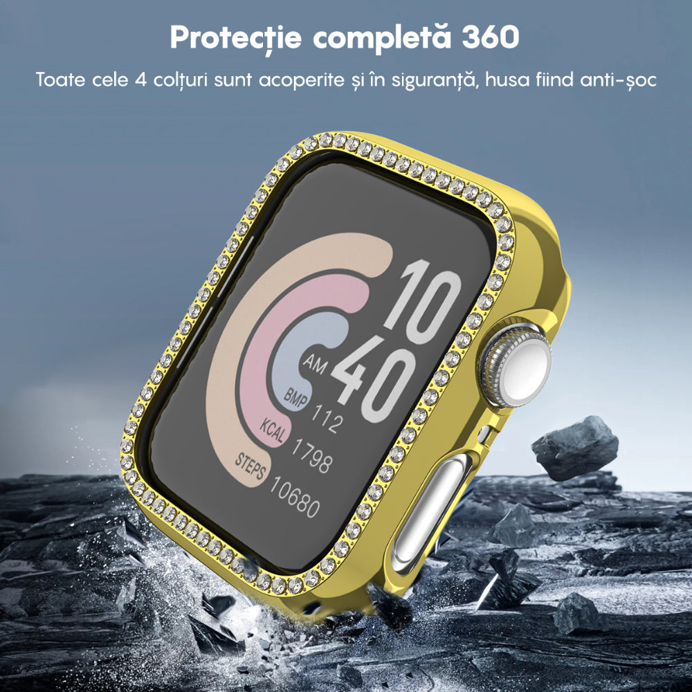 Carcasa Diamond - Apple Watch 1/2/3 - 38MM - Gold