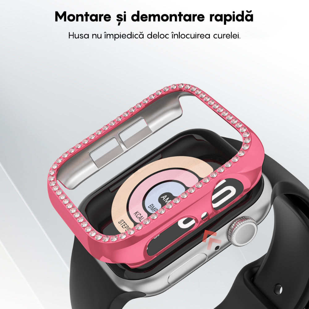 Carcasa Diamond - Apple Watch 1/2/3 - 38MM - Rose