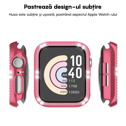 Carcasa Diamond - Apple Watch 1/2/3 - 38MM - Rose