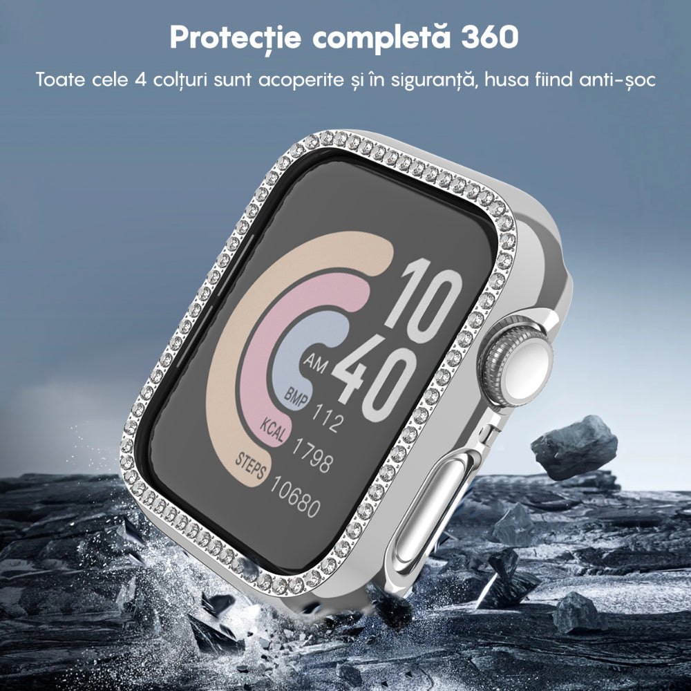 Carcasa Diamond - Apple Watch 1/2/3 - 38MM - Silver