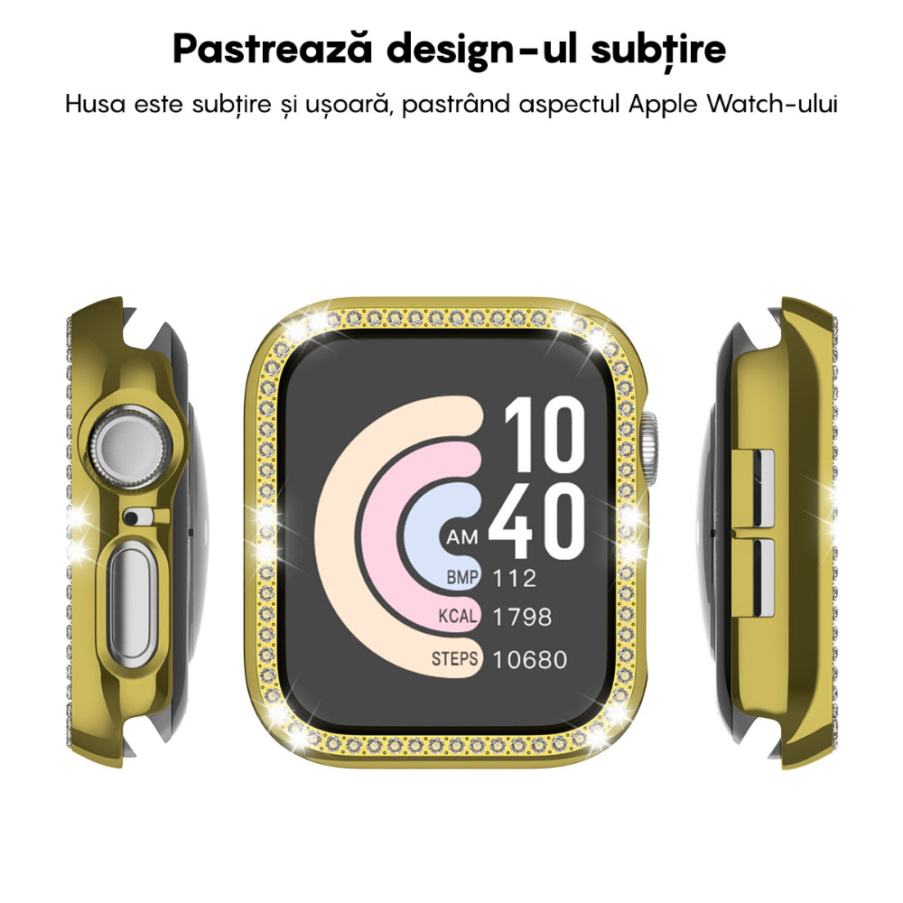 Carcasa Diamond - Apple Watch 7/8/9 - 41MM - Gold