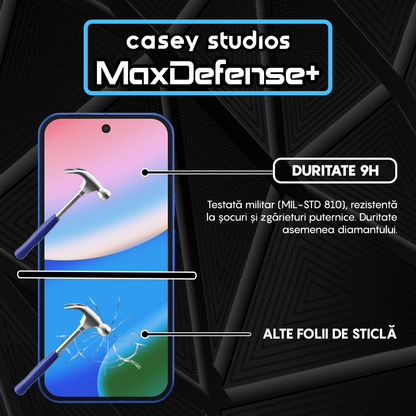 Folie Sticla MaxDefense+ - Google Pixel 10 - Negru