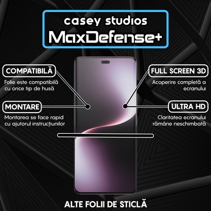 Folie Sticla MaxDefense+ - Honor Magic7 Lite - Negru