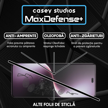 Folie Sticla MaxDefense+ - Honor Magic7 Lite - Negru