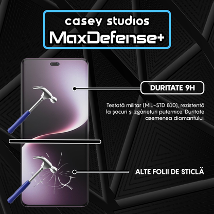 Folie Sticla MaxDefense+ - Honor Magic7 Lite - Negru