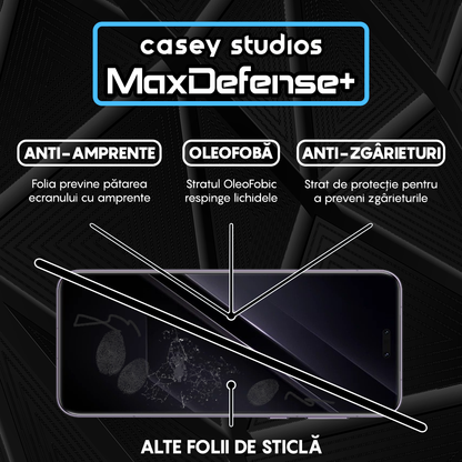 Folie Sticla MaxDefense+ - Honor Magic7 RSR Porsche Design - Negru