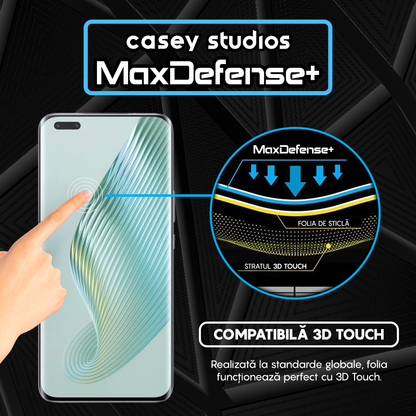 Folie Sticla MaxDefense+ - Honor Magic5 Pro - Negru