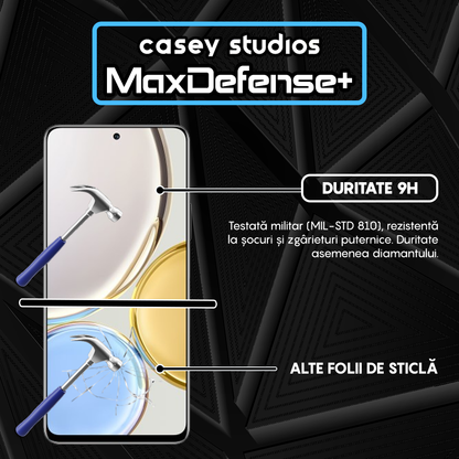 Folie Sticla MaxDefense+ - Honor Magic 4 Lite 5G - Negru
