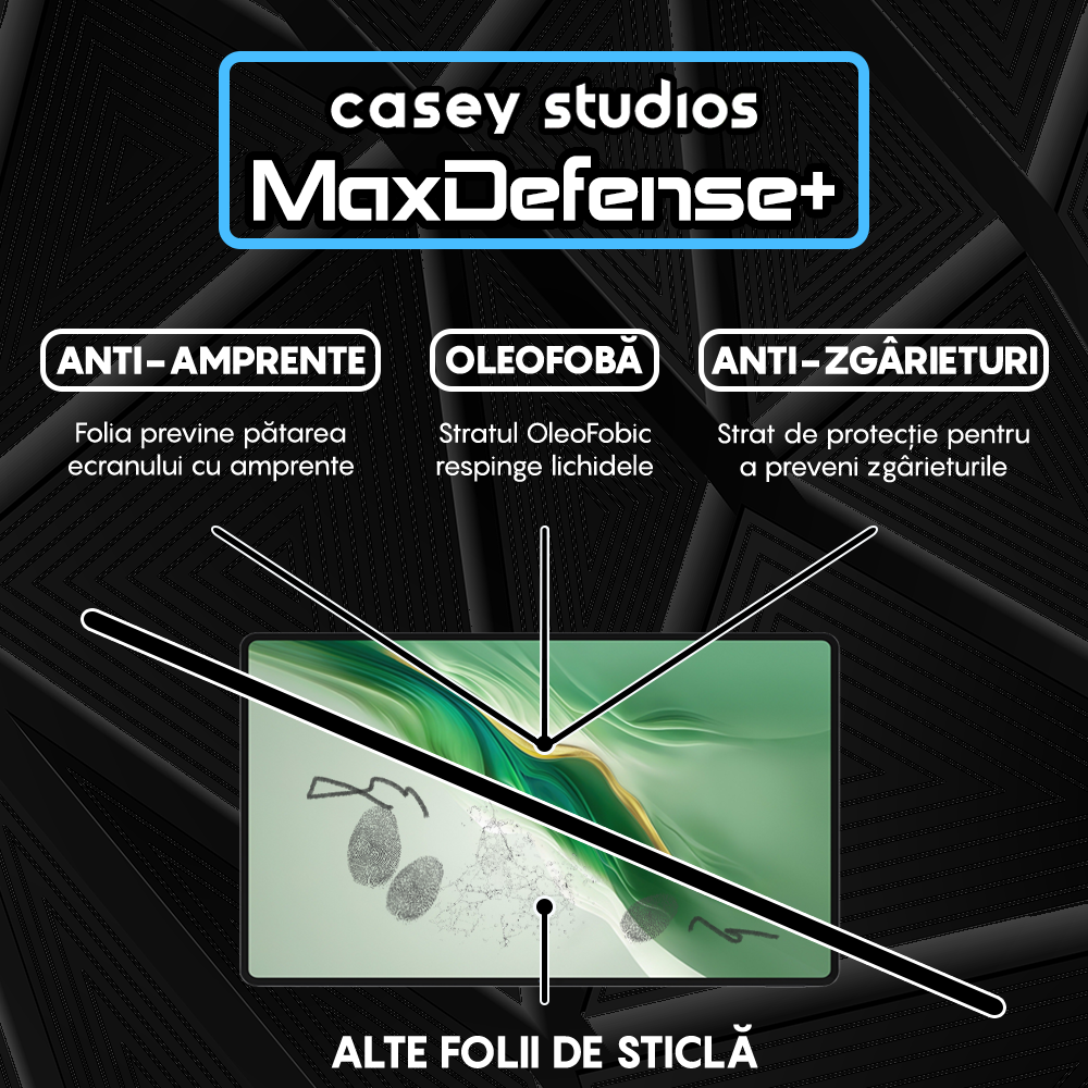 Folie Sticla MaxDefense+ - Honor MagicPad 2 12.3 - Clear