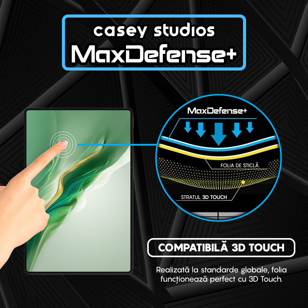 Folie Sticla MaxDefense+ - Honor MagicPad 2 12.3 - Clear