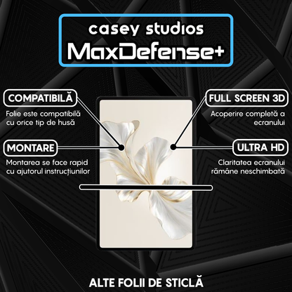 Folie Sticla MaxDefense+ - Honor Pad 9 Pro - Clear