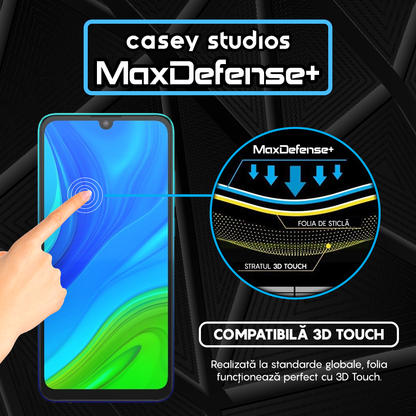 Folie Sticla MaxDefense+ - Huawei P Smart 2020 - Negru