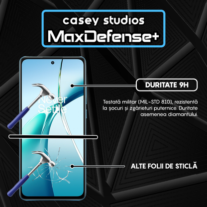 Folie Sticla MaxDefense+ - OnePlus Nord CE4 Lite - Negru