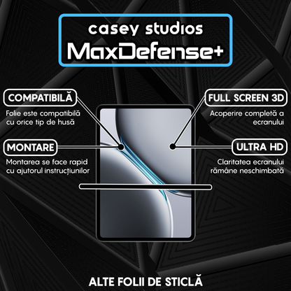 Folie Sticla MaxDefense+ - OnePlus Pad 2 - Clear