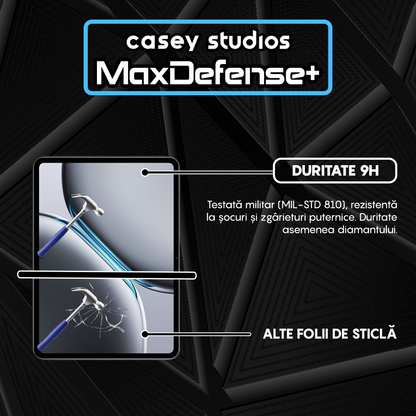 Folie Sticla MaxDefense+ - OnePlus Pad 2 - Clear