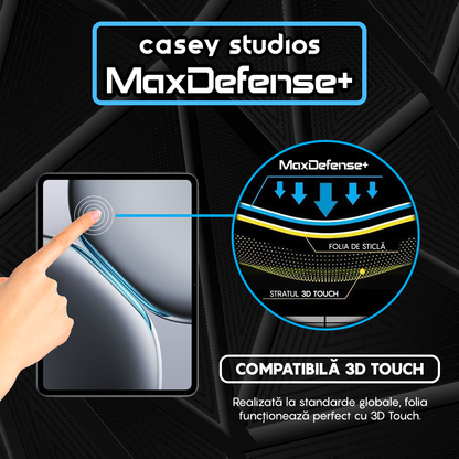 Folie Sticla MaxDefense+ - OnePlus Pad 2 - Clear