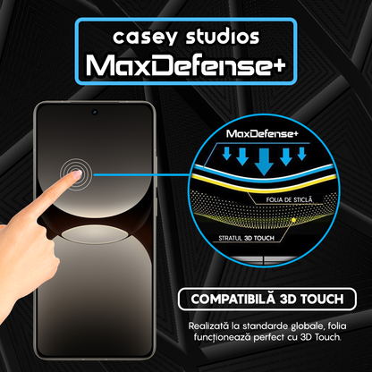 Folie Sticla MaxDefense+ - Realme GT7 Pro Racing - Negru