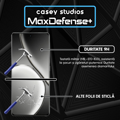 Folie Sticla MaxDefense+ - Realme GT Neo6 - Negru