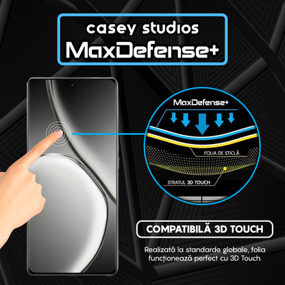 Folie Sticla MaxDefense+ - Realme GT Neo6 - Negru