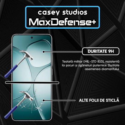 Folie Sticla MaxDefense+ - Xiaomi Redmi K70 Ultra - Negru