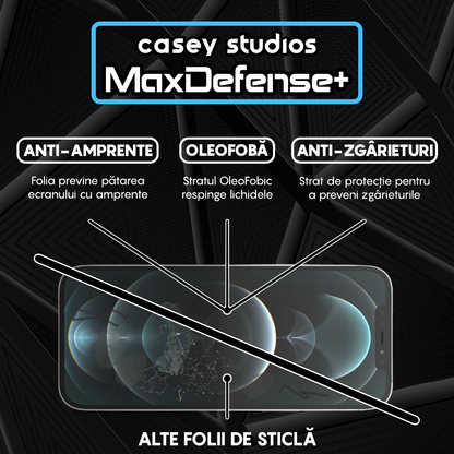 Folie Sticla MaxDefense+ - iPhone 12 Pro Max - Matte