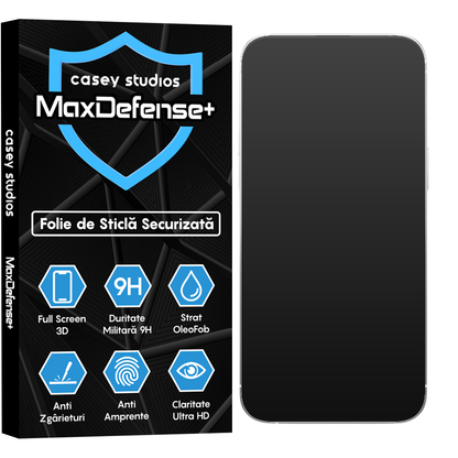 Folie Sticla MaxDefense+ - iPhone 14 Pro Max - Matte