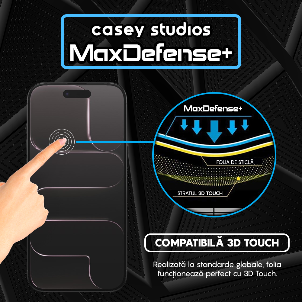 Folie Sticla MaxDefense+ - iPhone 17 Air - Matte