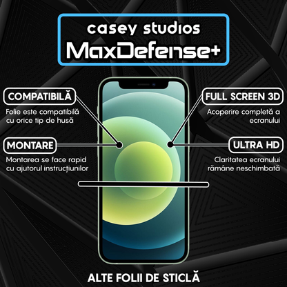 Folie Sticla MaxDefense+ - iPhone 12 Mini - Matte