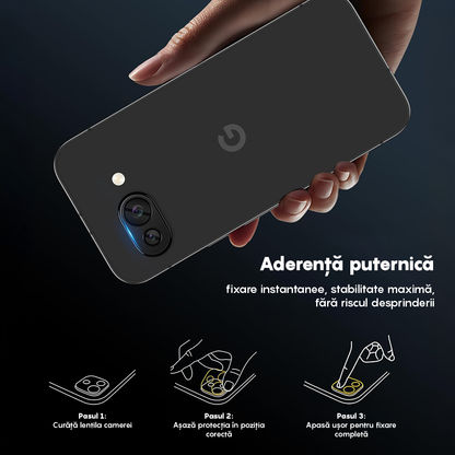 Set 2x Folie Camera MaxDefense+ - Google Pixel 9A - Clear