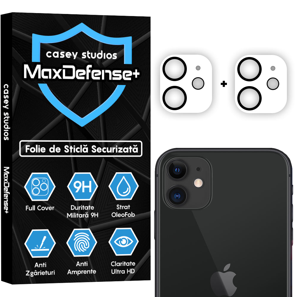 Set 2x Folie Camera MaxDefense+ - iPhone 11 - Clear