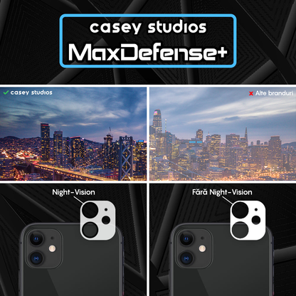 Set 2x Folie Camera MaxDefense+ - iPhone 11 - Clear