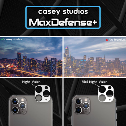 Set 2x Folie Camera MaxDefense+ - iPhone 11 Pro Max/11 Pro - Clear