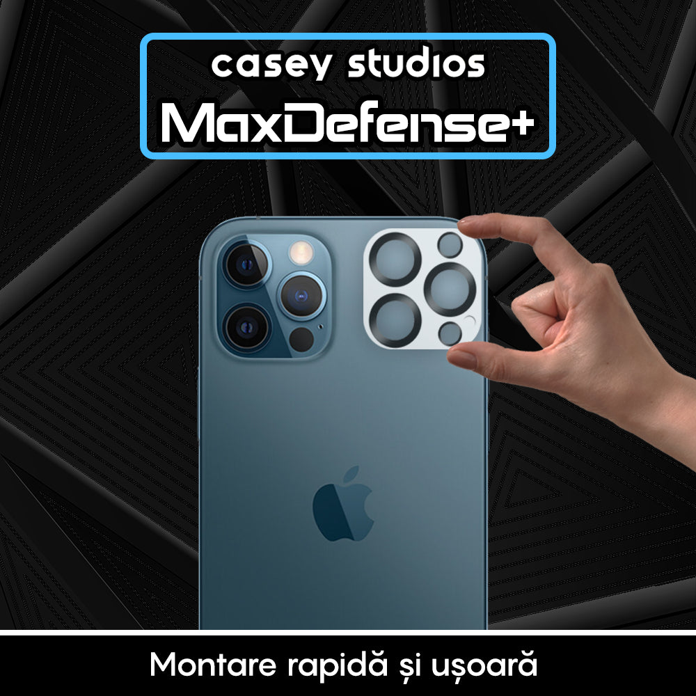 Set 2x Folie Camera MaxDefense+ - iPhone 12 Pro Max - Clear