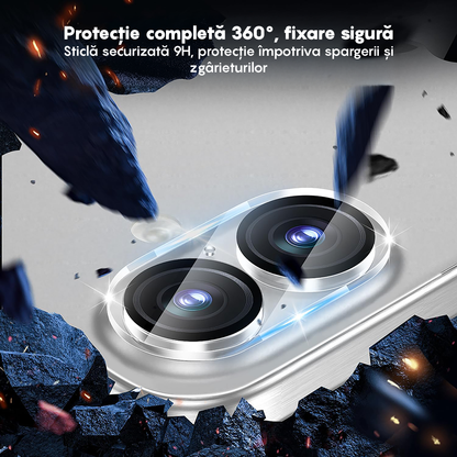 Set 2x Folie Camera MaxDefense+ - iPhone 16 /16 Plus - Clear