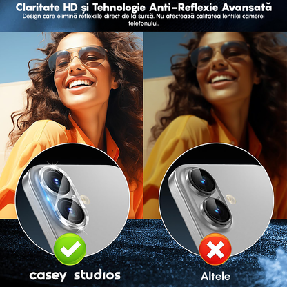 Set 2x Folie Camera MaxDefense+ - iPhone 16 /16 Plus - Clear