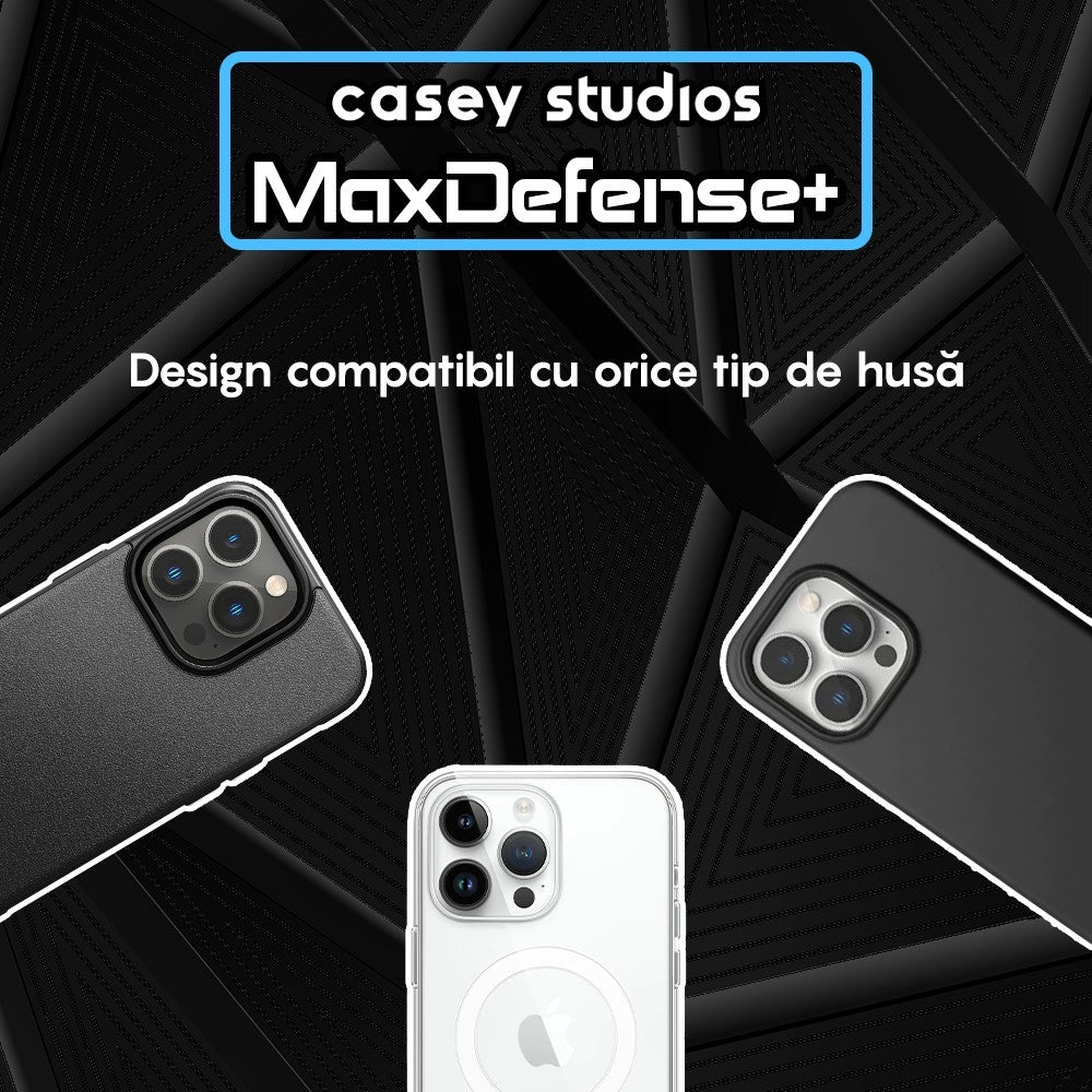 Set 2x Folie Camera MaxDefense+ - iPhone 16 Pro Max/16 Pro - Clear