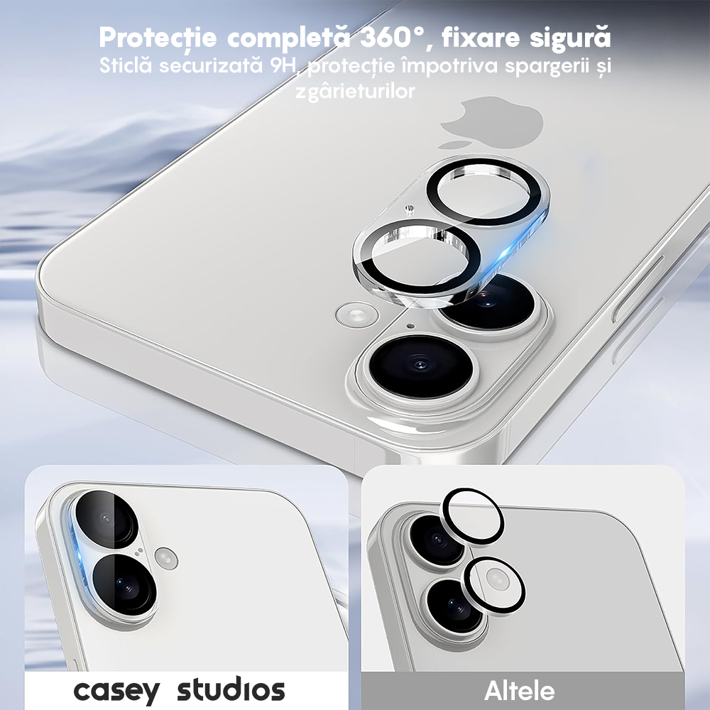 Set 2x Folie Camera MaxDefense+ - iPhone 17 - Clear