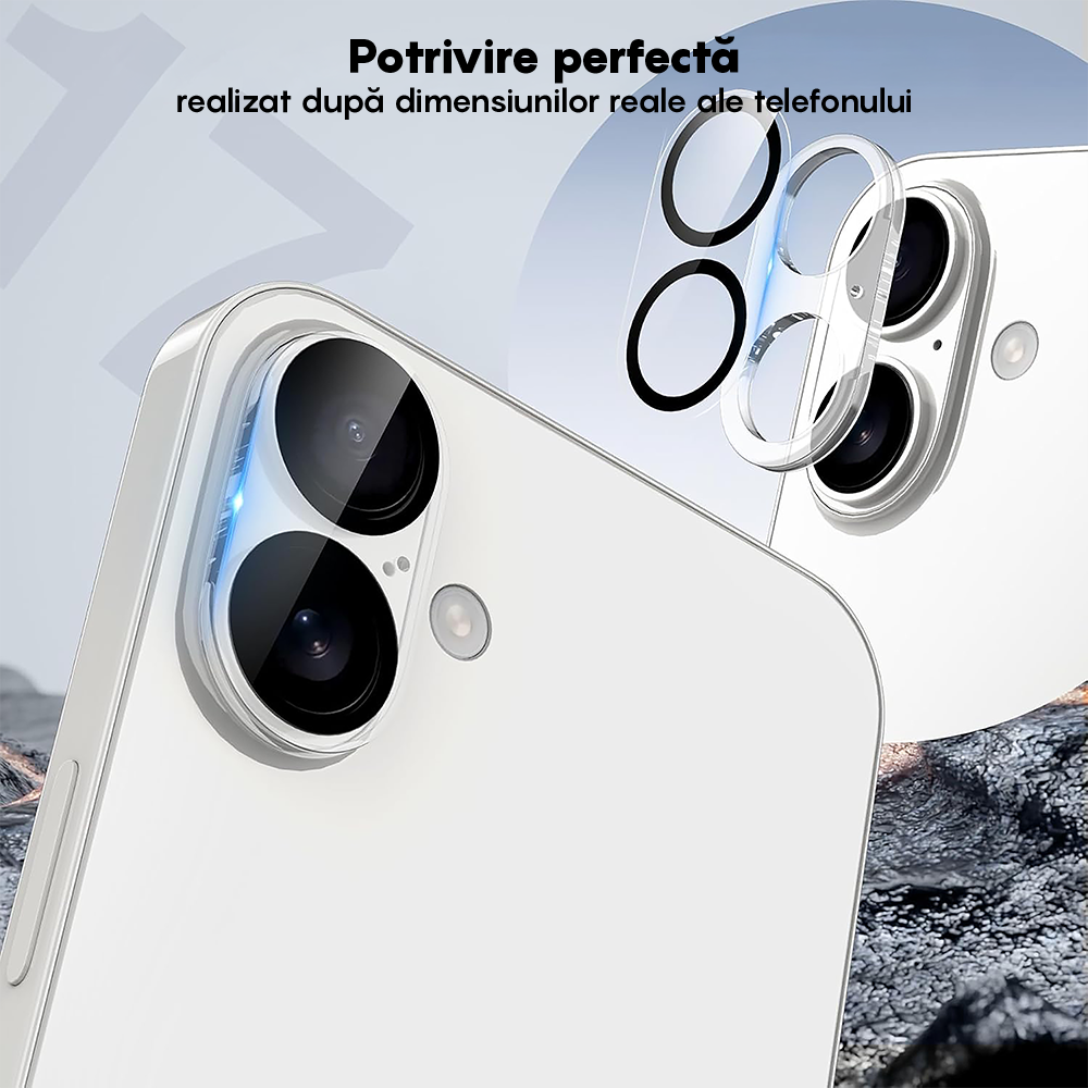 Set 2x Folie Camera MaxDefense+ - iPhone 17 - Clear