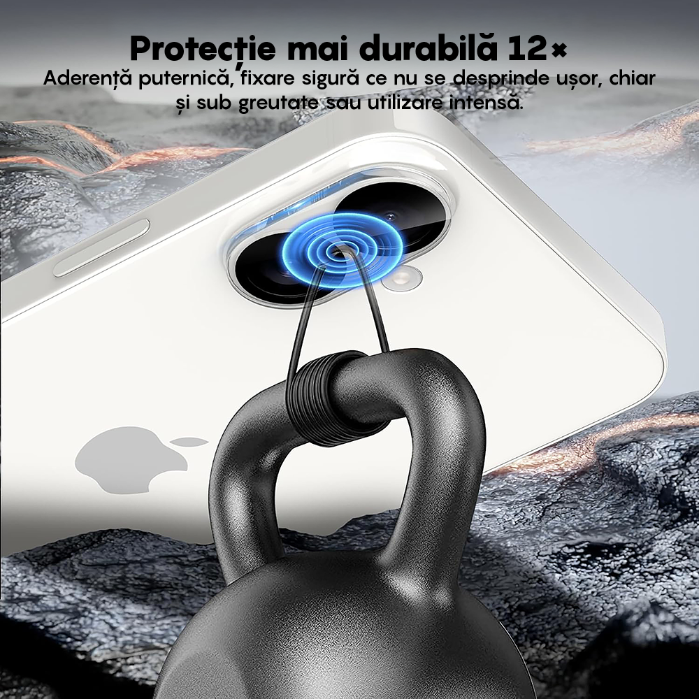 Set 2x Folie Camera MaxDefense+ - iPhone 17 - Clear