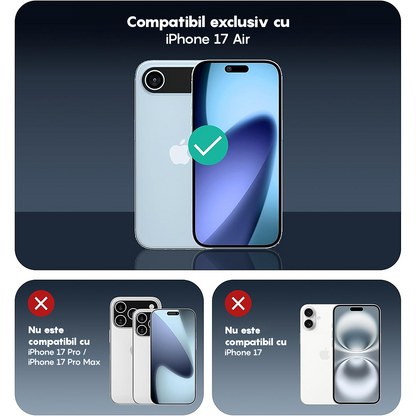 Set 2x Folie Camera MaxDefense+ - iPhone 17 Air - Clear