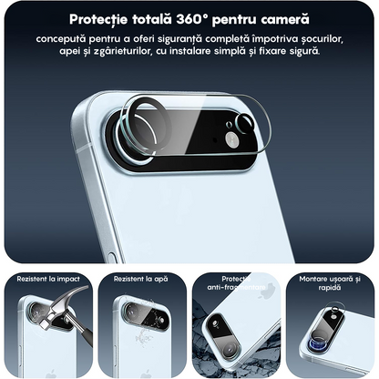 Set 2x Folie Camera MaxDefense+ - iPhone 17 Air - Clear