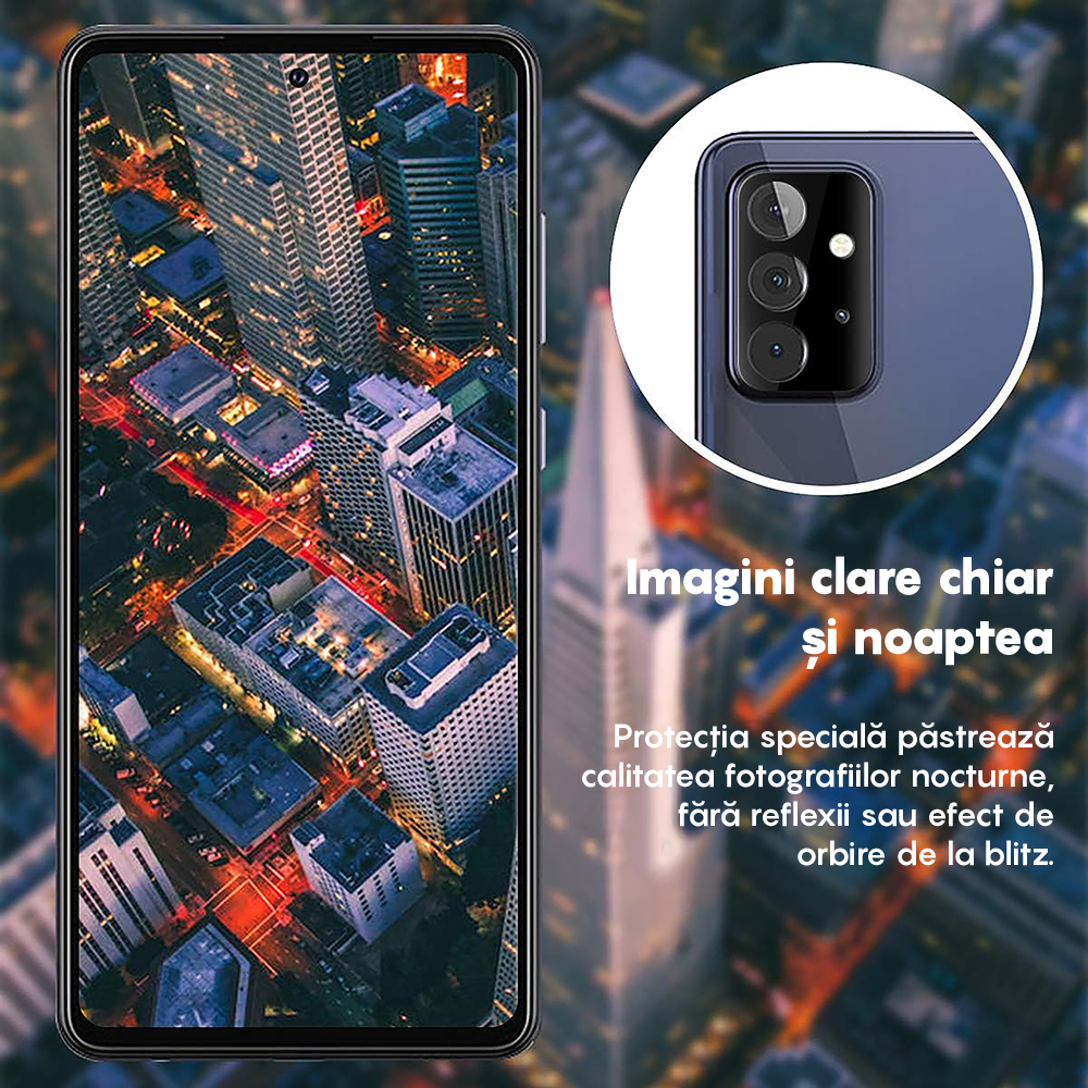 Set 2x Folie Camera MaxDefense+ - Samsung Galaxy A52/A52s - Clear