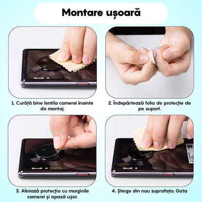 Set 2x Folie Camera MaxDefense+ - Samsung Galaxy A52/A52s - Clear