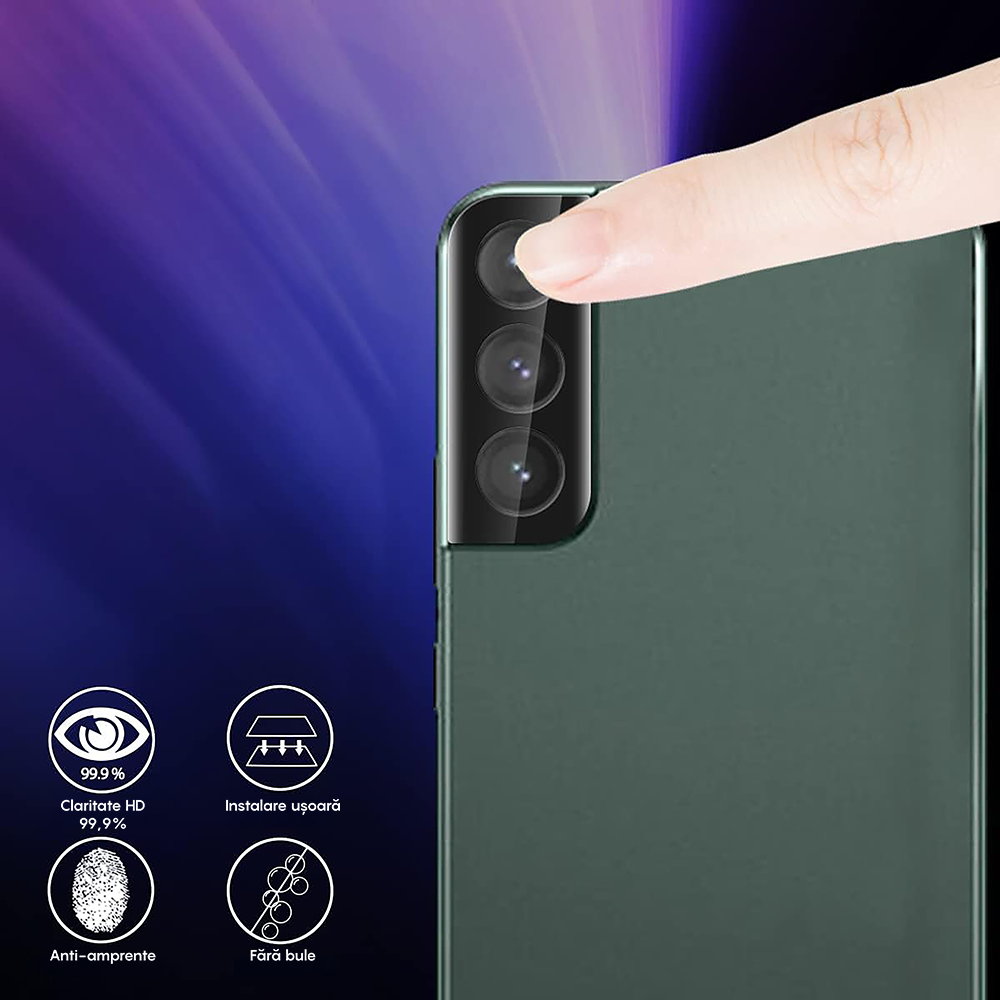 Set 2x Folie Camera MaxDefense+ - Samsung Galaxy S22 - Clear